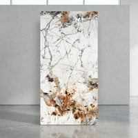 Mica Rock High Brillant Grand Format 1600x3200mm Carreaux de porcelaine en pierre frittée émaillée Poli Comptoir Table Cuisine extérieure