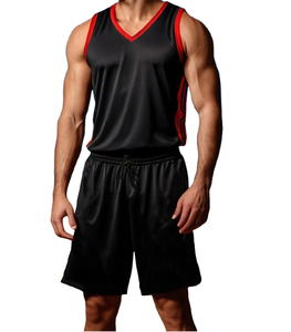 Men's Unique Design Solid Basketball Uniforms 100% Polyester <b>Light</b> Weight Anti-Bacterial UV Protection Breathable - Product Image 2
