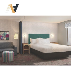 Ensemble de meubles de bureau fonctionnels et modulaires pour chambre d'hôtel, idéal pour les séjours prolongés et la mise à niveau des chambres d'hôtes Home2 Suites - Product Image 1