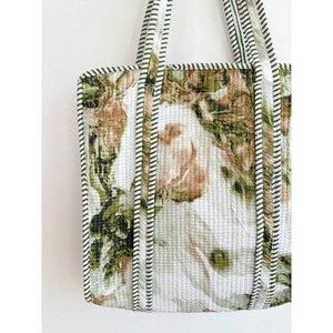 Solid Cotton Bohemian Style <b>Tote</b> <b>Bag</b> <b>with</b> Zipper Closure Embroidery Inner <b>Pocket</b> Shyam Export for Fashion Daily Use All Seasons - Product Image 5