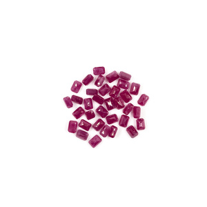 Rubis naturels de Bangkok, octogones calibrés 6x8mm, pierres précieuses de rubis naturelles facettées pour la fabrication de bijoux, prêtes à l'emploi - Product Image 4