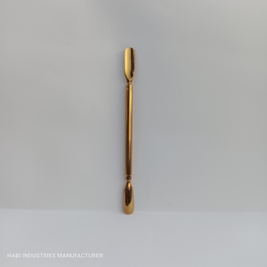 High Quality Stainless Steel Double-Ended Cuticle Pusher <b>Angled</b> Surface Manicure Nail Care <b>Tool</b> for Effective Removal Beauty - Product Image 3