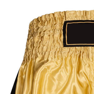 Shorts de Muay Thai Hechos en Pakistán para Hombre, Nuevo Estilo, Hechos a Medida, Color Sólido - Product Image 4