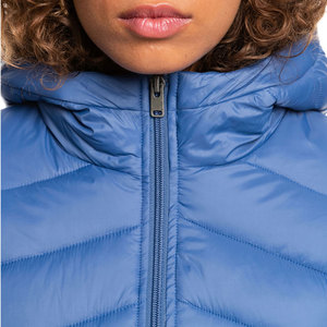Chaqueta de Plumón para Mujer, Ultra Azul, OEM, con Capucha Ajustable y Acolchado, Chaqueta de Invierno Acolchada para Mujer - Product Image 4