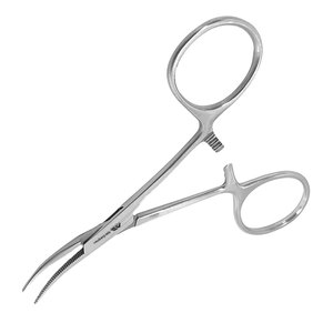 Pinces Adson et pinces Kocher en acier inoxydable dentelées et courbées pour la dissection des tissus mous, fournitures médicales manuelles - Product Image 6