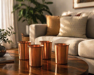 Fournisseur de bouteilles en cuivre indiennes, bouteilles en cuivre artisanales, bouteilles en cuivre de luxe, bouteilles en cuivre design, bouteilles d'eau pour le yoga - Product Image 3