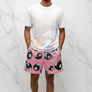 Shorts de basket personnalisés CUICHANG, confortables, en polyester, pour hommes, séchage rapide, impression par sublimation, logo, shorts en mesh. - Product Image 3