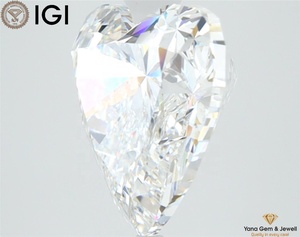 เพชรรูปหัวใจสวยงาม 5.02 กะรัต เพาะเลี้ยงในห้องปฏิบัติการ พร้อมใบรับรอง IGI สี CVD E ความสะอาดระดับ VVS2 สำหรับเครื่องประดับสั่งทำพิเศษ - Product Image 5