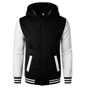 Chaquetas Varsity Personalizadas al por Mayor para Hombre, Diseño Moderno y Holgado con Diseño en Blanco para el Último Estilo de Ropa - Product Image 1