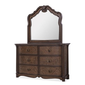Ensemble de chambre à coucher en bois de style traditionnel Java Furni Craft, taille Queen, avec rangement, détails sculptés à la main, finition brun foncé - Product Image 3