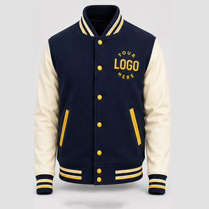 Manufacturer Wholesale Price Long Canvas Baseball <b>Jacket</b> <b>Summer</b> Wear Custom Logo Windproof Waterproof Breathable Reversible <b>Men</b> - Product Image 1