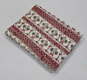 Tissu en coton imprimé au bloc Sanaganeri, tissu imprimé à la main de Jaipur, tissu indien pour robes, fournisseur de tissus en coton en gros - Product Image 1