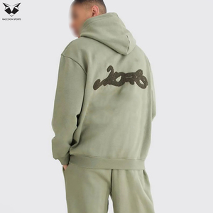 Ensembles Homme Grande Taille Décontractés Légers avec Sweat à Capuche à Cordon et Poche Kangourou et Pantalon Droit Ample – Prix de Gros - Product Image 4