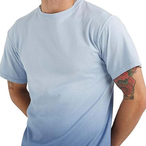T-shirts basiques personnalisables pour hommes, 100 % coton, légers, à motif uni, coupe ample, 200 g/m², tendance du moment, en promotion - Product Image 2