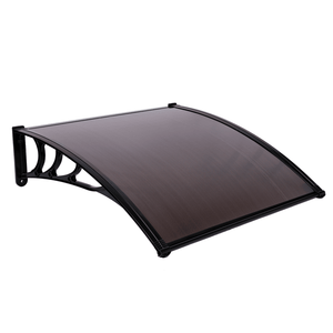 100 x 100 Cubiertas para Puertas y Ventanas, Marca Rain Cover, Color Marrón y Negro, con Soporte, Mismo Código de Modelo 43420714 - Product Image 1