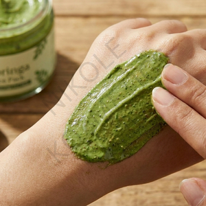 Mascarilla Facial de Moringa y Cúrcuma, Mascarilla de Lodo Herbal, Limpieza Profunda, Iluminadora, Nutritiva, Cuidado de la Piel, Aumenta la Luminosidad, Suavizante, Radiante, Muestra - Product Image 4