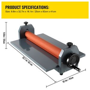 25.5in 648mm Manual Cold Roll Laminator Vinyl Photo <b>Laminating</b> <b>Machine</b> - Product Image 3