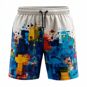 Shorts de sport pour hommes, shorts de football, shorts d'entraînement, shorts en laine à séchage rapide, respirants, avec cordon de serrage, shorts de course, shorts de basketball - Product Image 3