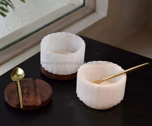 Elegantes Tazones de Mármol Hechos a Mano, Ecológicos, Duraderos, de Piedra Natural, Decoración Moderna y Lujosa para Servir en la Cocina, Diseño Único y Estilizado - Product Image 3