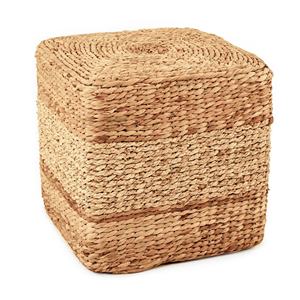 Tabouret rond en jonc de mer naturel, élégant, tendance, mobilier de maison de style moderne, fait à la main, au vietnam, - Product Image 1