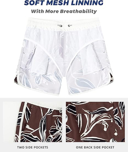 Pantalones Cortos Deportivos Sublimados Transpirables Personalizados para Hombre, 5 Pulgadas de Entrepierna, Secado Rápido, Ropa Deportiva de Alto Rendimiento para el Mercado Estadounidense 2026 - Product Image 4
