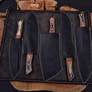 ชุดมีดเชฟเหล็กดามัสกัสคุณภาพสูง พร้อมลวดลายสวยงาม สำหรับการใช้งานเชิงมืออาชีพ - Product Image 2