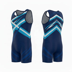 Nouvelle Arrivée 2026 – Maillot de Lutte Personnalisé Professionnel Respirant et Anti-Transpiration pour Hommes – Vente en Gros - Product Image 1
