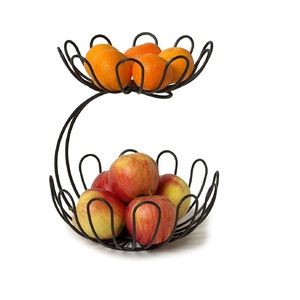 Cesta de Alambre Metálica de Moda para Decoración de Mesa de Cocina y Sala de Estar, Cesta de Almacenamiento, Tamaño y Forma Personalizables - Product Image 2