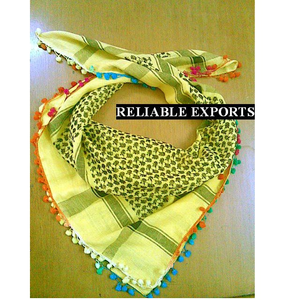 ARF Customized Color Cotton Shemagh Scarf for Men-Spring Square Style with Decorative Embellishment Multifunction Daily Use - Product Image 5