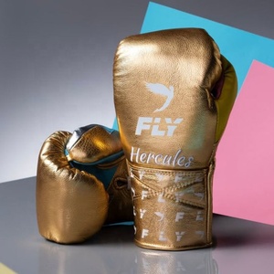 Gants de boxe en cuir durables personnalisés, gants d'entraînement de Muay Thai, gants de combat de haute qualité, logo personnalisé, imperméables, antidérapants - Product Image 4