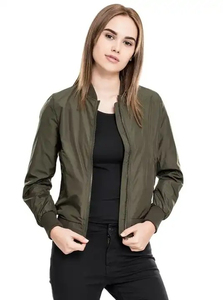 <b>Women</b> <b>Bomber</b> <b>Jacket</b> Stylish <b>Women</b> <b>Bomber</b> <b>Jacket</b> Custom Casual Outerwear Premium Polyester Fabric <b>Lightweight</b> Construction Zip - Product Image 4