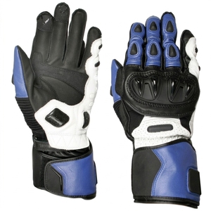 Guantes de Motociclismo de Cuero con Logotipo Personalizado, Guantes de Protección para Motociclistas, para Hombre - Product Image 2