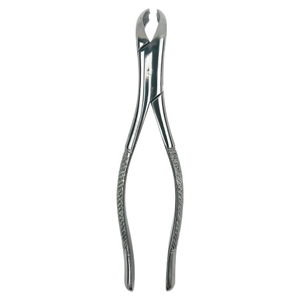 SURGIMPEX FIG 222 Pince d'extraction dentaire manuelle en acier inoxydable, poignée ergonomique confortable, motif anglais, chirurgie dentaire - Product Image 1