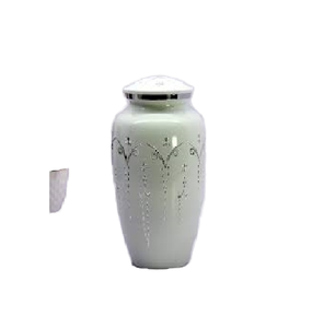 Hot Classic Brass Cremation Urn High Quality Enamel Human Ashes Storage Indian Handicraft Direct Manufacturers <b>Funeral</b> <b>Supplies</b> - Product Image 1