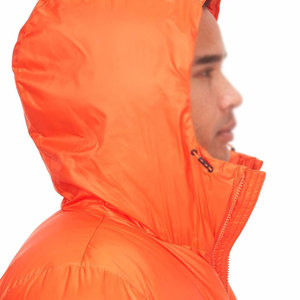 Wholesale Custom Logo Front <b>Hooded</b> 100% Polyester <b>Men</b> <b>Puffer</b> <b>Jacket</b> Waterproof Breathable Outdoor Winter Use - Product Image 4