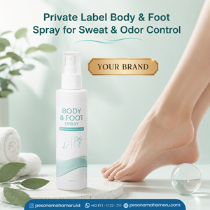 Spray Corporal y para Pies de Marca Privada Personalizada, Bruma con Fragancia Fresca para el Cuidado Diario Personal y la Rutina de Cuidado de los Pies - Product Image 1