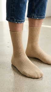 Men <b>Socks</b> Casual Comfortable <b>Soft</b> Fabric Breathable Lightweight Stretch Design Daily Wear All Season Use - Product Image 5
