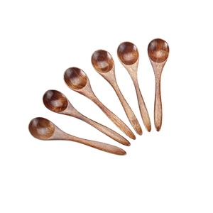 Ensemble d'ustensiles de cuisine en bois faits à la main, écologiques, en teck naturel, cuillères, louche, spatule, outils de cuisine antiadhésifs - Product Image 6