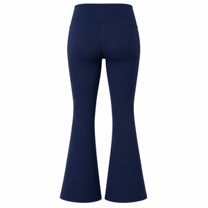Women's Seamless High Waist <b>Flare</b> <b>Leggings</b> Butt Lifting Yoga Pants Bootcut Gym Workout Compression Tights Solid Wholesale - Product Image 2