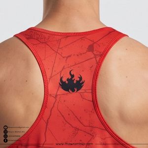 Débardeur de sport personnalisé pour homme – Maillot de sport sans manches pour la gym, la course et le fitness – Vêtement d'entraînement athlétique avec logo OEM - Product Image 4
