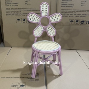 Chaise pour enfants en rotin tressé à la main, location pour événements de mariage bohème, fêtes d'anniversaire, décoration de photomaton - Product Image 4