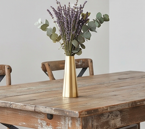 Designer Metal Gold Modern Table Vase Elegant Luxury Home Interior Living Room Bedroom Office <b>Centrepiece</b> - Product Image 5