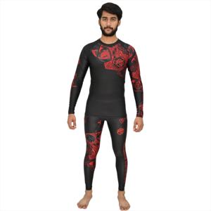 Conjuntos Deportivos de Compresión Blaze Fight Wear para Hombre, 2 Piezas, Diseño Personalizado, Camisetas de Entrenamiento 100% Algodón y Spandex, Transpirables - Product Image 6