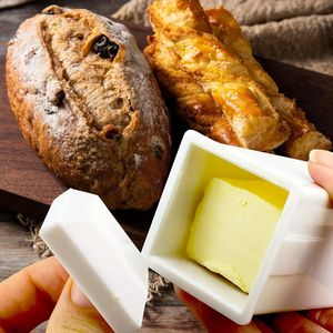 Juego de 2 Platos para Mantequilla con Forma de Mazorca de Maíz con Tapa Integrada, Elegante Soporte para Untar Mantequilla - Product Image 3