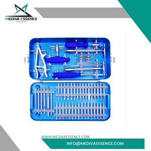Kit d'instruments chirurgicaux en acier inoxydable pour l'extraction de vis orthopédiques cassées - Product Image 6