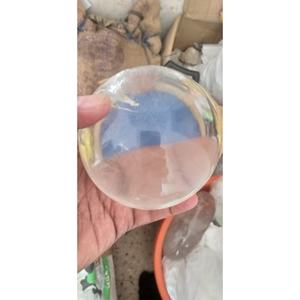 Sphères en cristal de quartz naturel poli en gros, thème ange, cendrier, boules de cristal de quartz clair, objets de collection d'art, décoration - Product Image 1