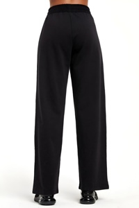 Women’s High <b>Waist</b> Loose Sweatpants Wide Leg Casual <b>Trousers</b> Soft Stretch Lounge Joggers Minimal Style Comfortable Bottoms - Product Image 4