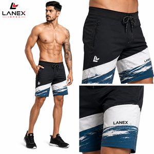 Custom <b>Men</b>’s Color Block Board Shorts Quick Dry Surf Swim <b>Trunks</b> with Zipper Pocket 4-Way Stretch Beachwear OEM ODM Factory - Product Image 3