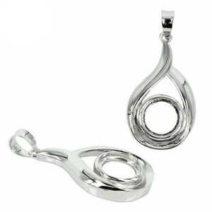 Anillo de copa de pinza clásico de Plata de Ley 925 de 8 MM de moda sólida para mujer, ajuste de bisel de llama redonda para bodas y fiestas - Product Image 2