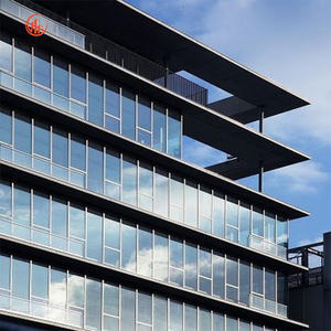 Fachada de vidrio con marco semioculto estético, muro cortina de aluminio con rotura térmica para <span class=keywords><strong>B</strong></span> & <span class=keywords><strong>B</strong></span> boutique - Product Image 2